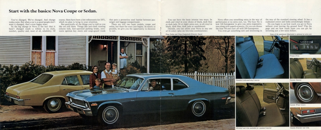1971 Chevrolet Nova Canadian Brochure Page 2